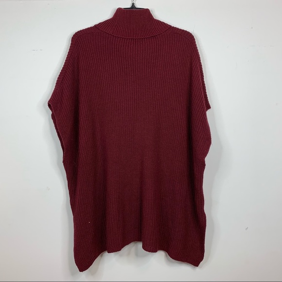 Faded Glory • turtleneck knit poncho - Picture 7 of 7